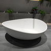 High End runde freistehende Badewanne mit fester Oberfläche