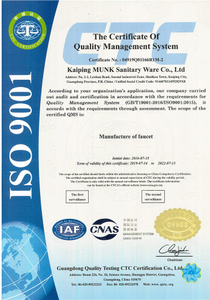ISO9001 Zertifikat für Qualitätsmanagementsystem