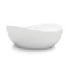 High End runde freistehende Badewanne mit fester Oberfläche