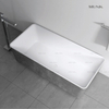 65 Zoll ultradünne freistehende Badewanne mit fester Oberfläche
